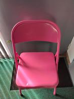Stoel Roze Metaal, Ophalen, Gebruikt, Overige kleuren, Metaal
