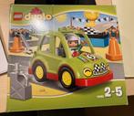 Lego Duplo raceauto 10589 met doos, Ophalen of Verzenden, Gebruikt, Complete set, Duplo