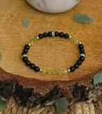 Armband met Toermalijn & Peridoot, Overige materialen, Met edelsteen, Zwart, Nieuw