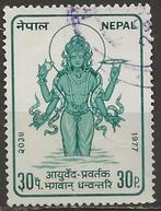 Nepal, Ophalen of Verzenden, Gestempeld, Centraal-Azië