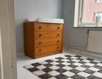 Vintage houten ladekast / commode, Huis en Inrichting, Ophalen, Gebruikt, Teakhout, 50 tot 100 cm