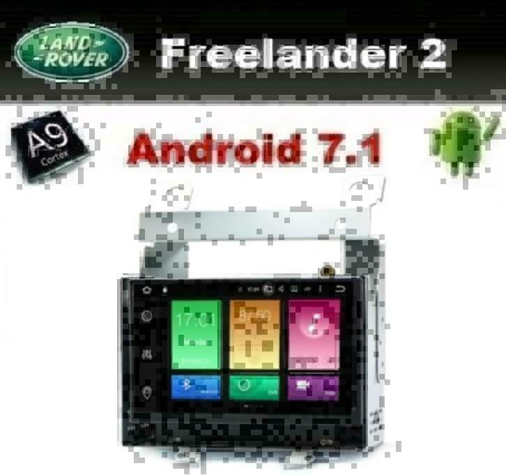 LandRover Freelander 2 navigatie 7inch android 7.1 wifi dab+, Auto diversen, Autoradio's, Nieuw, Ophalen of Verzenden