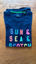 Scotch & Soda T-shirt Maat M, Verzenden, Zo goed als nieuw, Maat 48/50 (M), Blauw