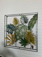 Metalen Wanddecoratie Bladeren, Ophalen, Zo goed als nieuw