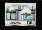 Tanzania.  Textielindustrie.  Katoenplanten.  Jaar 1985, Postzegels en Munten, Postzegels | Afrika, Ophalen of Verzenden, Tanzania