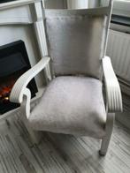 Prachtige antieke witte stoel €20, Wit, Ophalen of Verzenden, Zo goed als nieuw, Vintage antiek