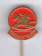 Kermis 1965 draaimolen rood op koper speldje ( W_222 ), Verzamelen, Verzenden, Nieuw, Merk, Speldje of Pin