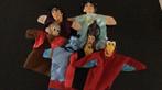 Poppenkastpoppen aladdin 6 stuks, Ophalen of Verzenden, Gebruikt, Overige typen