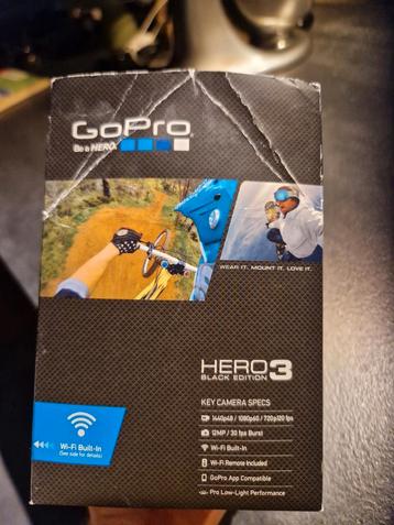 GoPro Hero 3 Black Edition met Accessoires beschikbaar voor biedingen