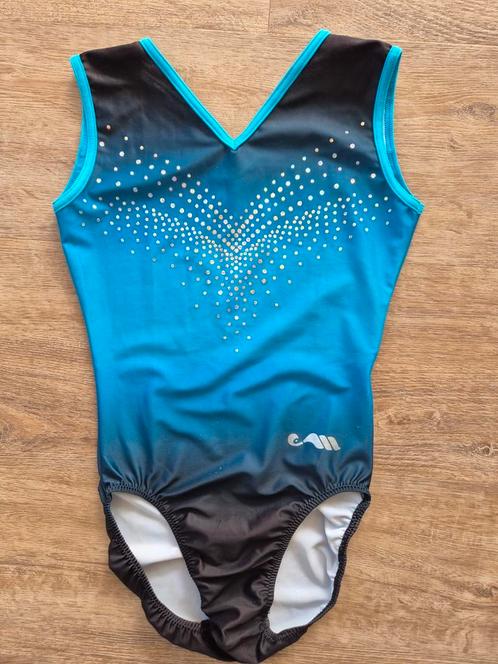 Turnpakje maat 146/152/158, Sport en Fitness, Turnen, Zo goed als nieuw, Turnpak(je), Kindermaat 146 t/m 176, Blauw, Ophalen of Verzenden