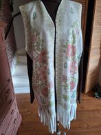 Vest ibiza boho style maat l xl xxl suedine, Ophalen of Verzenden, Zo goed als nieuw, Maat 46/48 (XL) of groter, Wit