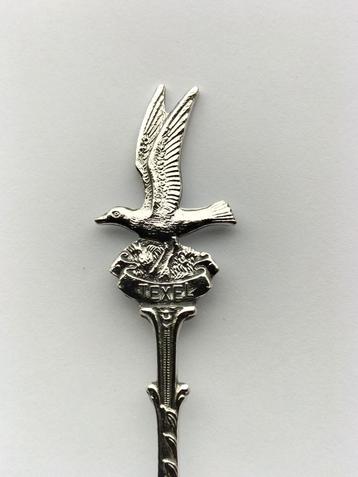 Lepeltje Texel met meeuw verzilverd  beschikbaar voor biedingen