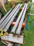 Schutting palen. Onderplaten, Doe-het-zelf en Verbouw, Metalen, Ophalen of Verzenden, Gebruikt