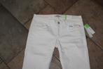 Esprit vlot stretch capri tube slim broek mt 31 KOOPJE, Maat 38/40 (M), ., Wit, Nieuw