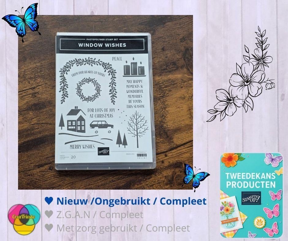 Stampin'Up! NIEUW; Stempelset; Window Wishes, Ophalen of Verzenden, Nieuw, Clearstamp
