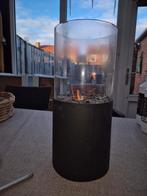 Sfeervolle windlicht voor binnen en buiten, Ophalen, Gebruikt, Vrijstaande haard, Gelhaard