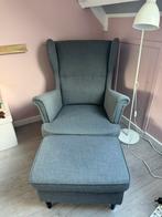 Ikea fauteuil met voetenbank strandmon, Ophalen, Eenpersoons, Minder dan 75 cm, Zo goed als nieuw