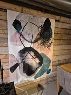 Urban Cotton Wandkleed 145x190 cm incl. stang, Ophalen, Zwart, 100 tot 150 cm, Zo goed als nieuw