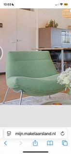 Topform Grippa 2 groene stoelen design fauteuil, Ophalen, Zo goed als nieuw, Eenpersoons, 90 cm