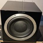 B&W ASW10 black gloss piano 500 watt.geserviced,garantie, Subwoofer, B&W, Refurbished, Ophalen of Verzenden