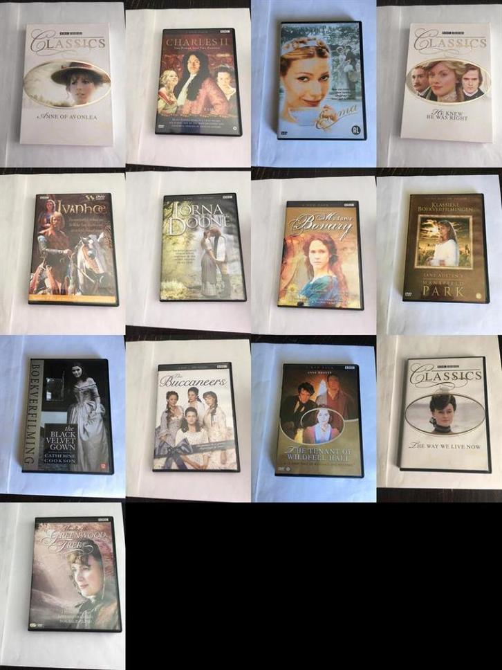 series mini series BBC classics (13 stuks) roman drama, Cd's en Dvd's, Dvd's | Drama, Zo goed als nieuw, Alle leeftijden, Ophalen of Verzenden