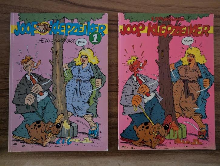 Eric Schreurs verzameling oa Joop Klepzeiker, Kleppie, Boeken, Stripboeken, Gelezen, Meerdere stripboeken, Ophalen of Verzenden
