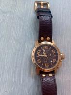 Als nieuw Jet Set heren horloge, Overige merken, Leer, Staal, Polshorloge