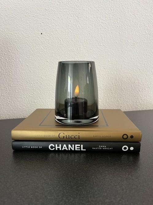 Luxury Windlicht Grey Smoke Luxe Nieuw!, Huis en Inrichting, Woonaccessoires | Kandelaars en Kaarsen, Nieuw, Kandelaar, Minder dan 25 cm