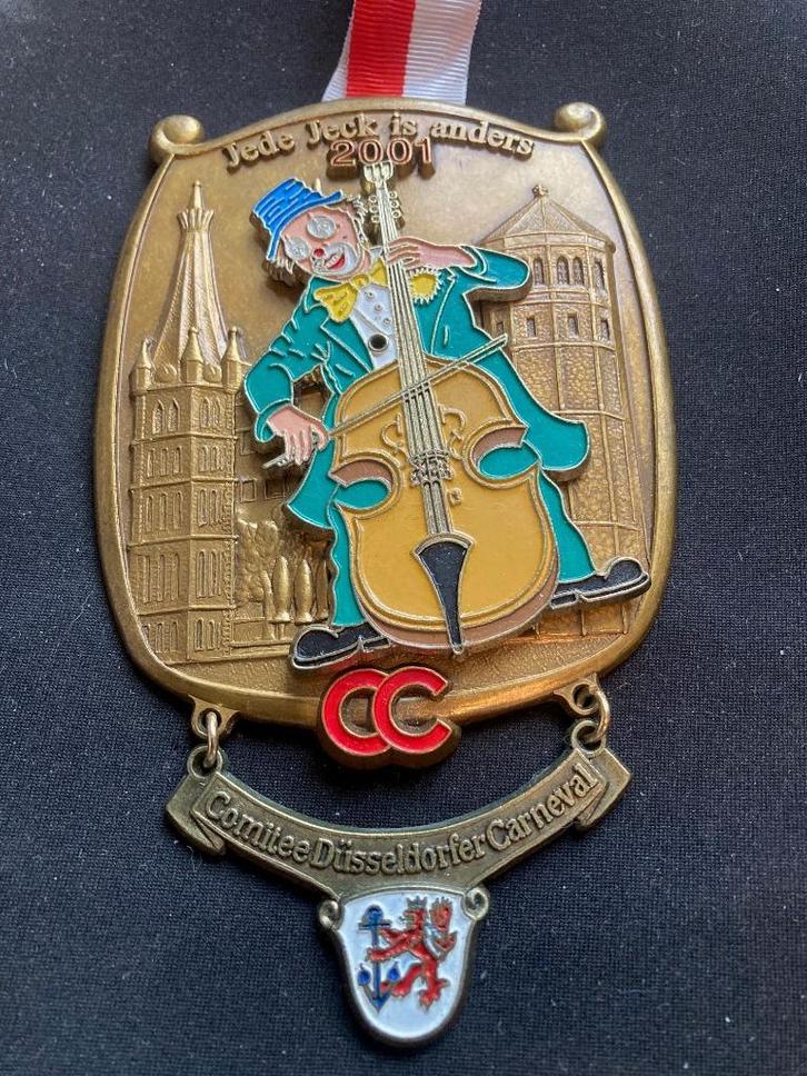 Carnaval onderscheidingen CC Comitee Düsseldorfer Carnaval, Postzegels en Munten, Penningen en Medailles, Overige materialen, Buitenland