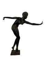 Art deco danseres brons beeld, Antiek en Kunst, Kunst | Beelden en Houtsnijwerken, Verzenden