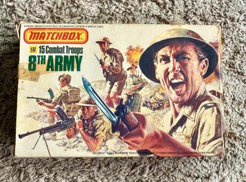 Matchbox P-6005 8th Army 1:32 15 Combat Troops WWII beschikbaar voor biedingen