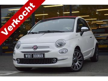 Fiat 500C 1.0 Hybrid Dolcevita Leder Airco Cruise CarPlay Pd beschikbaar voor biedingen