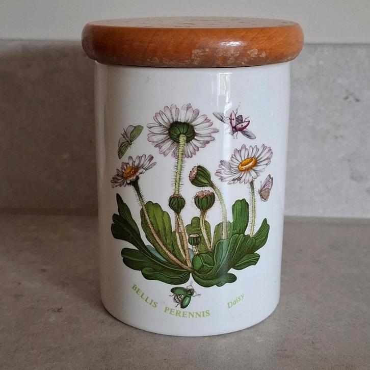 Portmeirion Botanic Garden Daisy Voorraadpot, Antiek en Kunst, Antiek | Servies los, Ophalen of Verzenden