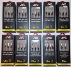 Partij 10x Diverse JVC Audiokabel Nieuw in Verpakking, Ophalen of Verzenden, Nieuw, Minder dan 2 meter