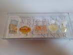 NINA RICCI PARFUMSET VINTAGE 5 FLESJES NIEUW, Ophalen of Verzenden, Nieuw, Miniatuur, Gevuld