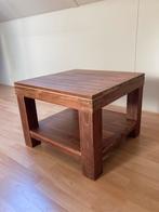 Houten Salontafel / Bijzettafel 60x60 cm, Ophalen, Gebruikt, 50 tot 100 cm, Minder dan 50 cm