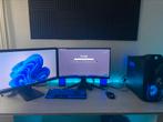 Complete gaming setup pc + 2 schermen, Computers en Software, Desktop Pc's, Ophalen, 512 GB, Zo goed als nieuw, Gaming