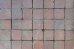 48m2 gebakken tegels 20x20x6cm rood paars, Ophalen, Gebruikt, Keramiek, Klinkers