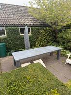Zinken tuintafel, Tuin en Terras, Ophalen, Zo goed als nieuw, Rechthoekig, Overige materialen