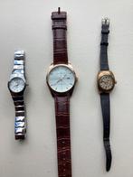 Horloges , 2 dames en 1 heren, Ophalen of Verzenden, Staal, Polshorloge, Overige merken