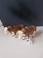 Twee Schleich Fleckvieh Stieren uit 1996, Ophalen of Verzenden, Zo goed als nieuw, Boerderijdier, Overige typen