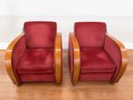Rode fauteuils - Dutch Seating Company, Hout, Gebruikt, 75 tot 100 cm, D