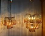 SET Schitterende Murano stijl “ Fontein” Kroonluchters, Huis en Inrichting, Lampen | Kroonluchters, Ophalen, Gebruikt, Glas, Murano Stijl , met Glas en Kristal Elementen