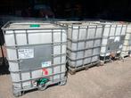 IBC’s op kunststof pallet, gebruikt 1000 liter, Tuin en Terras, Regentonnen, 150 liter of meer, Ophalen, Gebruikt, Kunststof