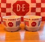 Burendag cappuccino mokjes van Douwe Egberts, Huis en Inrichting, Keuken | Servies, Ophalen of Verzenden, Zo goed als nieuw, Overige stijlen