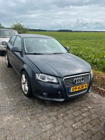 Audi A3 1.8 Tfsi 160pk S Tronic 2009 Grijs motor defect beschikbaar voor biedingen