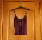 Paarse top satijnen lint kant MtXS On n’est pas des Anges, Kleding | Dames, Tops, Paars, Ophalen of Verzenden, Zo goed als nieuw