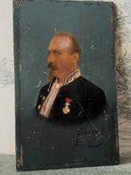 Antiek Portret op Hout, Antiek en Kunst, Kunst | Schilderijen | Klassiek, Ophalen of Verzenden