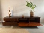 Midcentury vintage teak dressoir, Ophalen, Gebruikt, 200 cm of meer, Onbekend