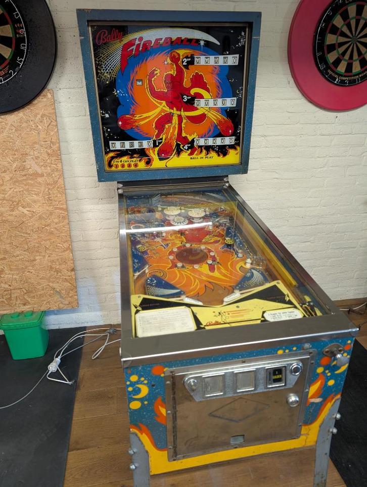Bally Fireball flipperkast (1972, zeldzame klassieker!), Verzamelen, Automaten | Flipperkasten, Gebruikt, Mechanisch, Flipperkast